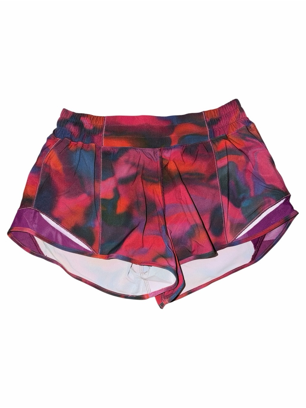 Lululemon Hotty Hot Low-Rise Lined Short 2.5” Blend Glow Chilled Grape 6 NWT
